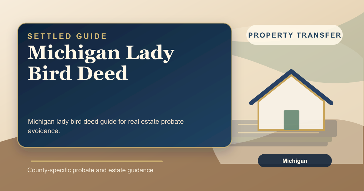 Michigan Lady Bird Deed