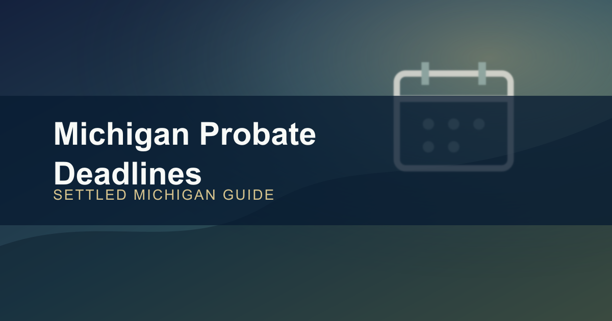 The Michigan Probate Guide