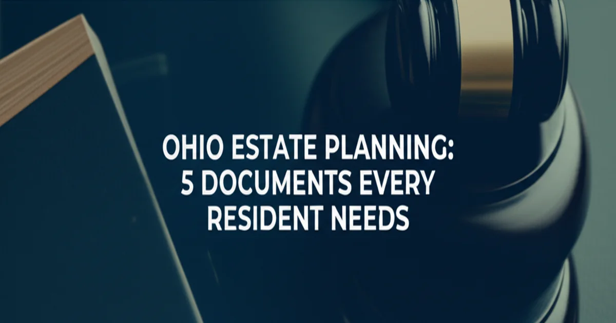 Ohio Estate Planning: 5 Documents Every Resident Needs