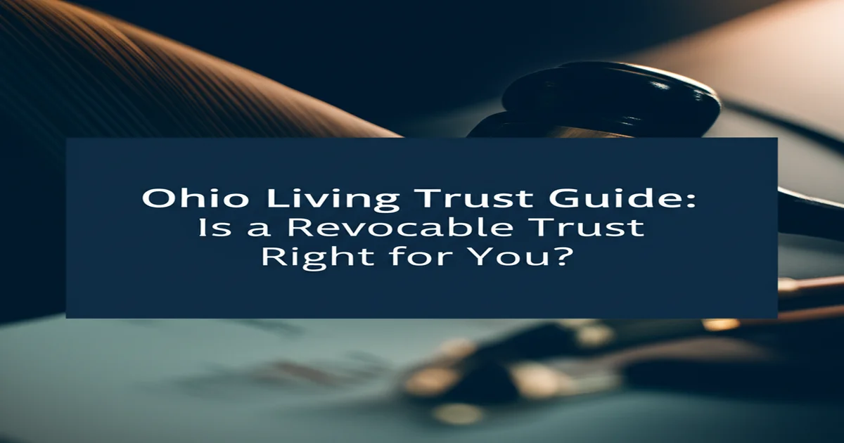 Ohio Living Trust Guide: Is a Revocable Trust Right for You?