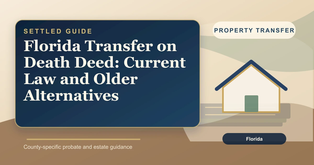 Florida Transfer on Death Deed: Does Florida Allow One?
