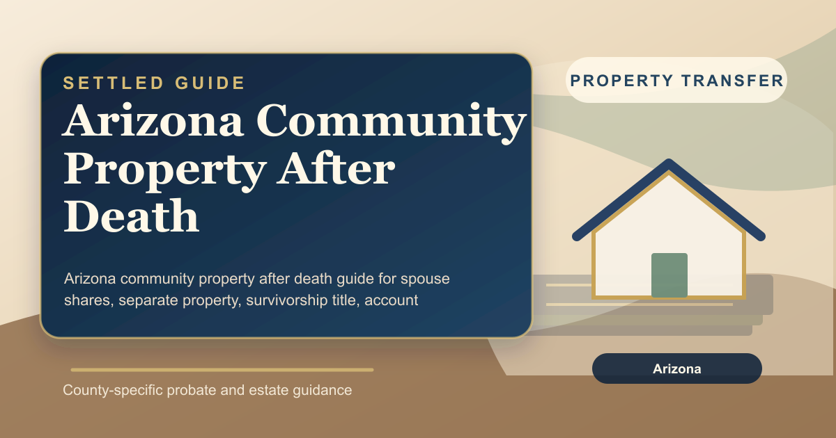 Arizona Community Property After Death
