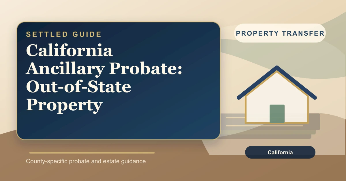 California Ancillary Probate: Out-of-State Property