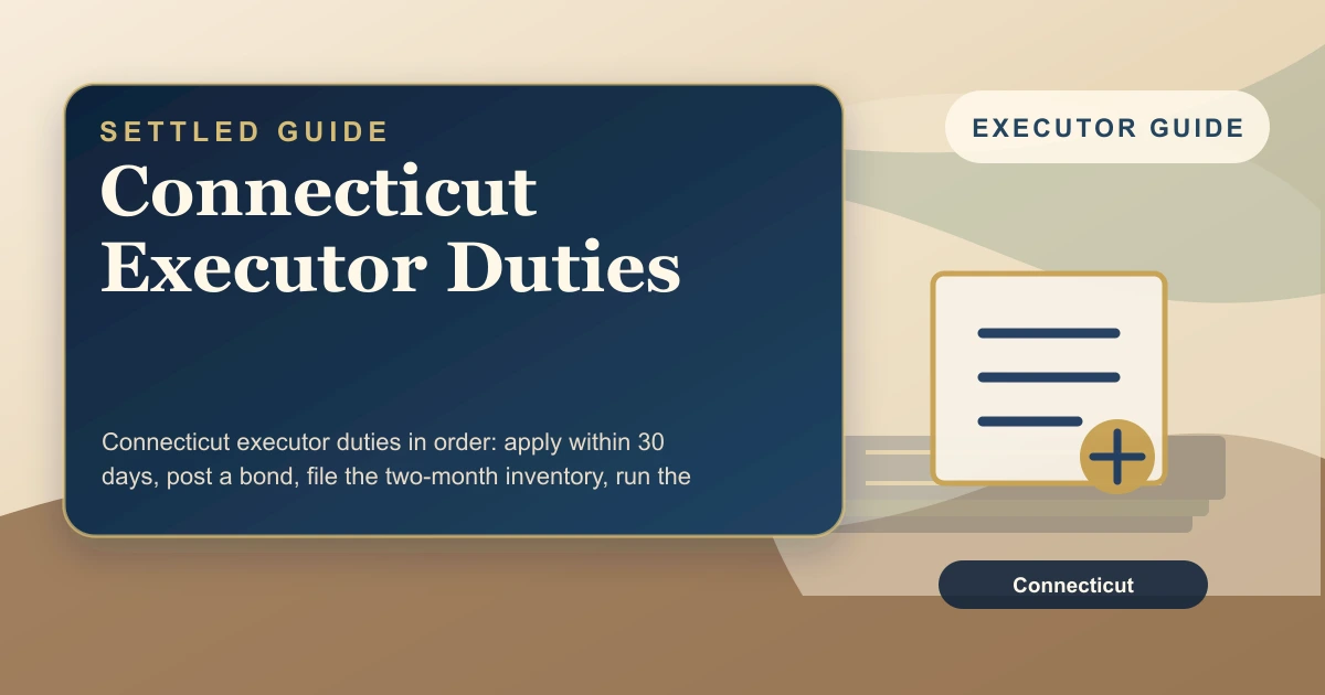 Connecticut Executor Duties