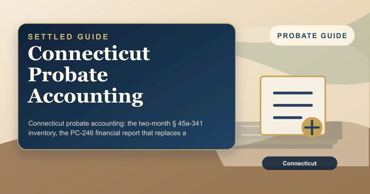 Connecticut Probate Accounting