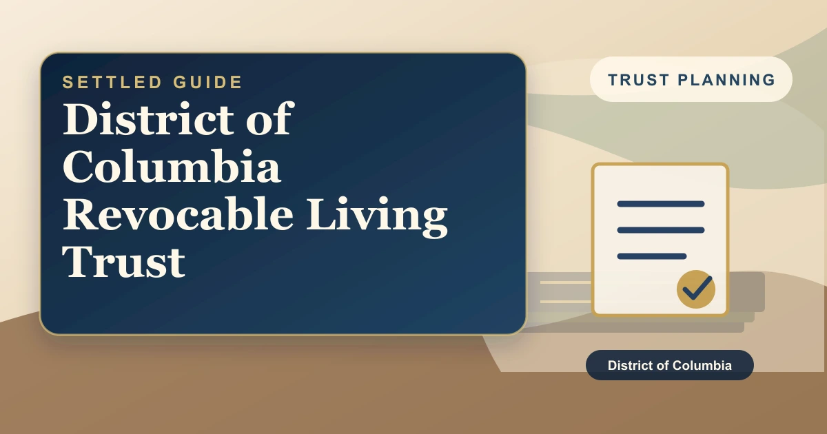 District of Columbia Revocable Living Trust