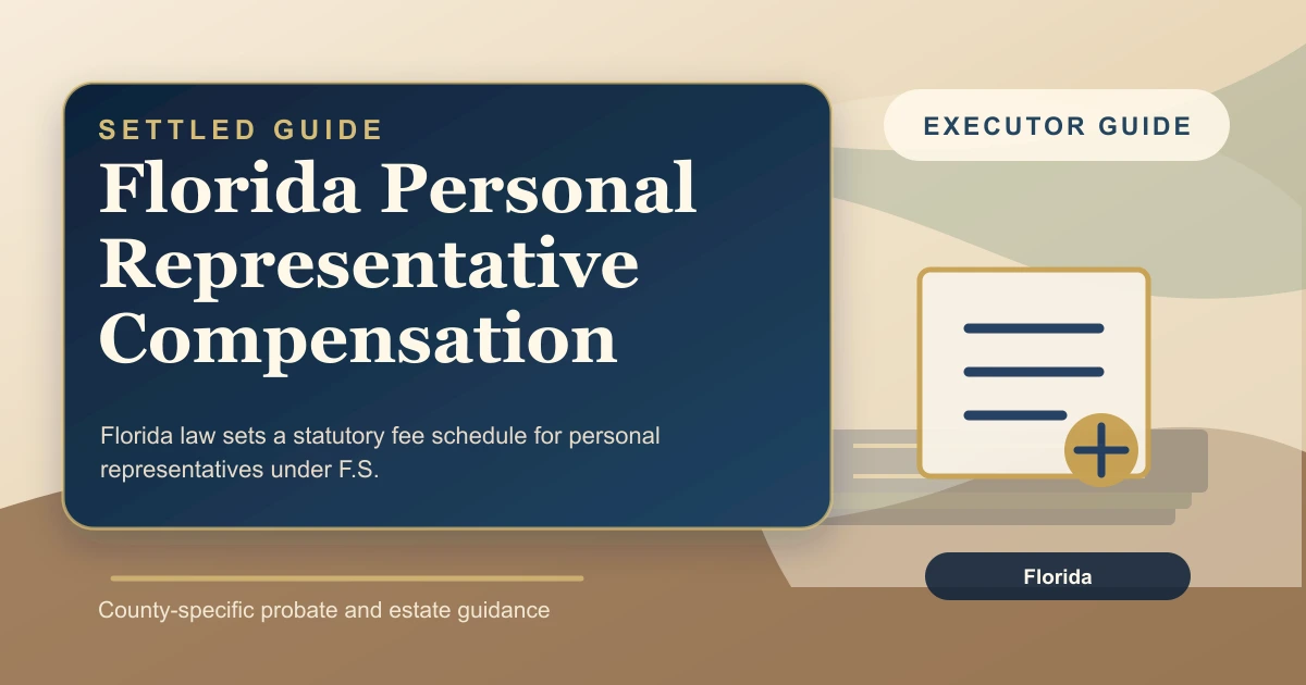 Florida Personal Representative Compensation