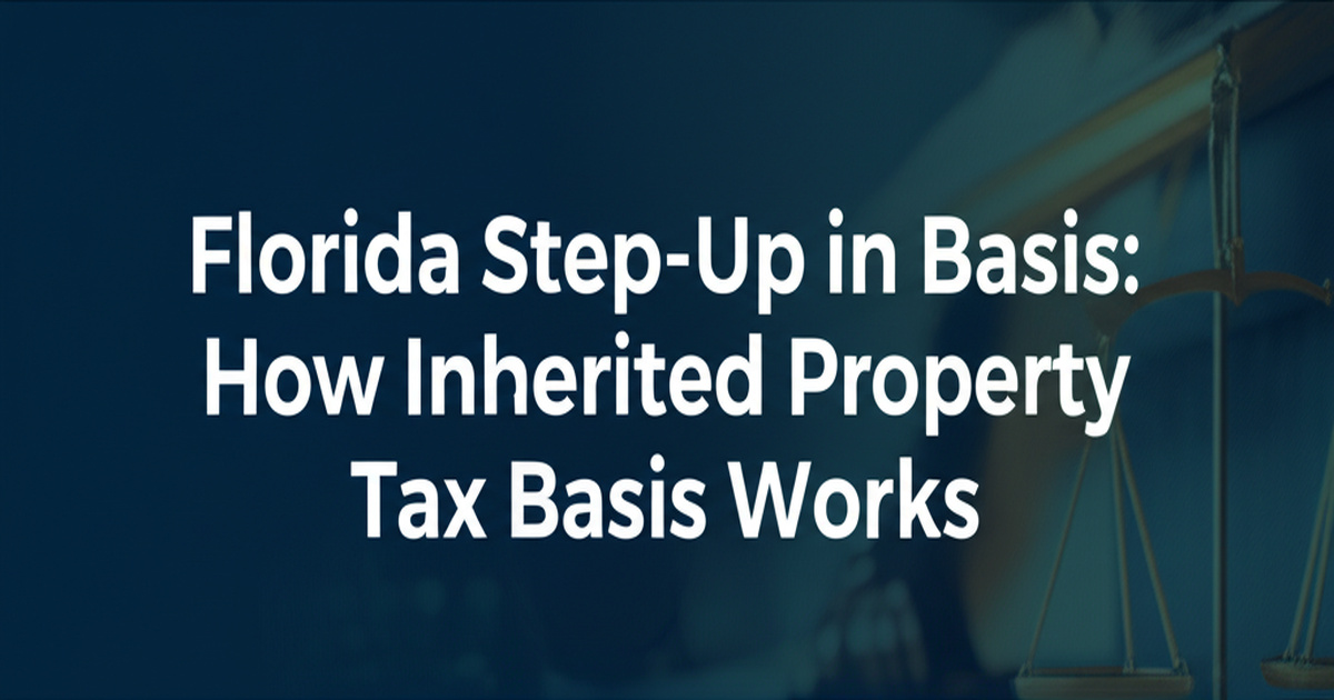 Florida Step-Up in Basis: How Inherited Property Tax Basis Works