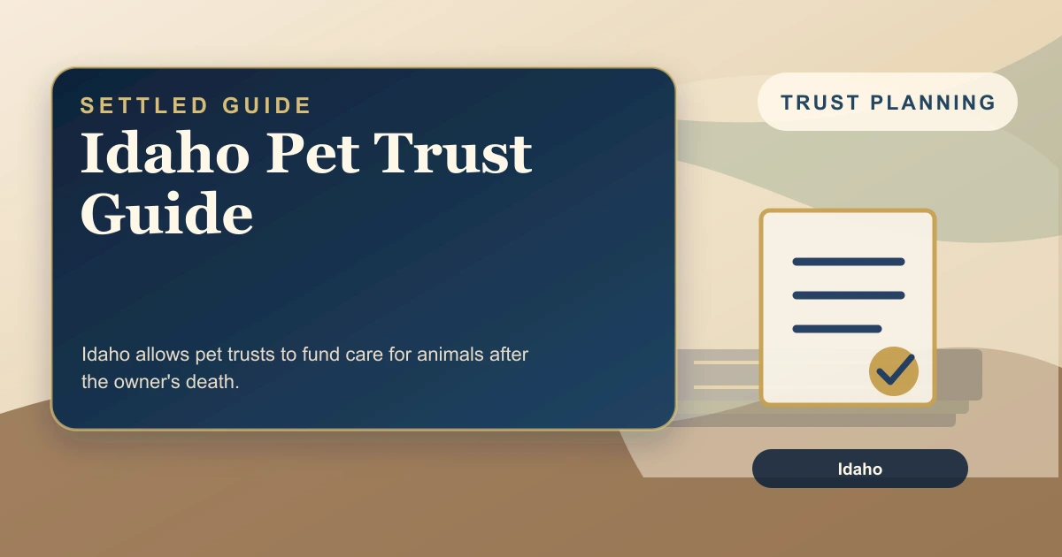 Idaho Pet Trust Guide