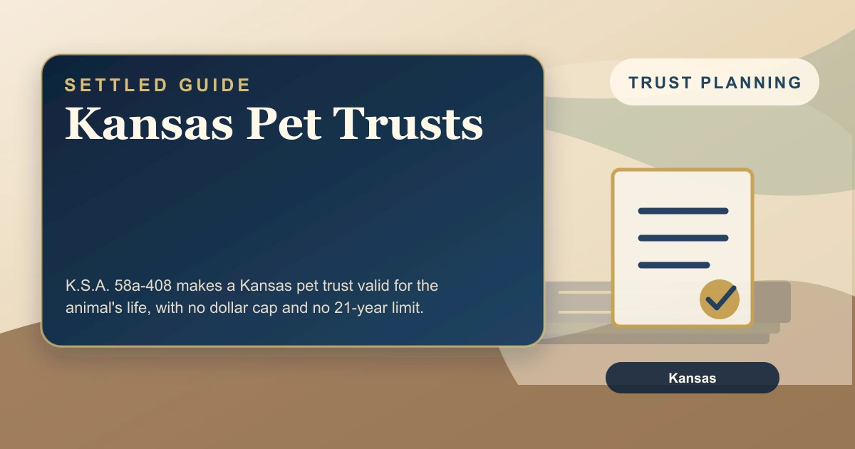 Kansas Pet Trusts