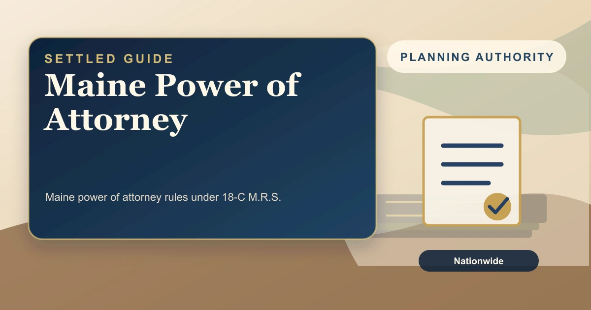 Maine Power of Attorney