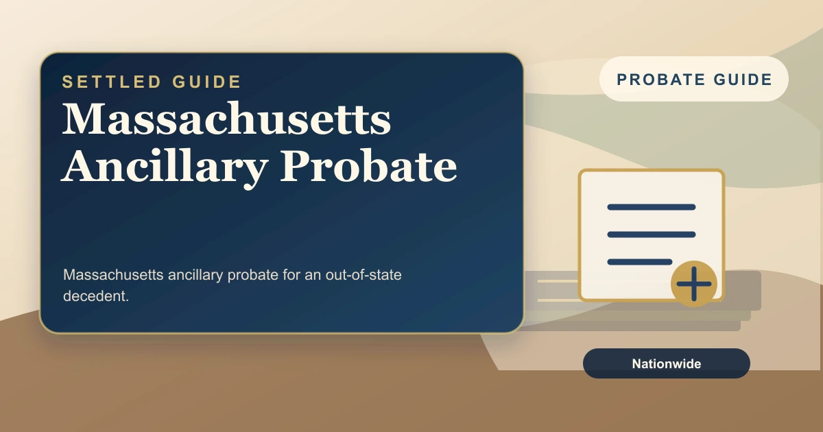 Massachusetts Ancillary Probate