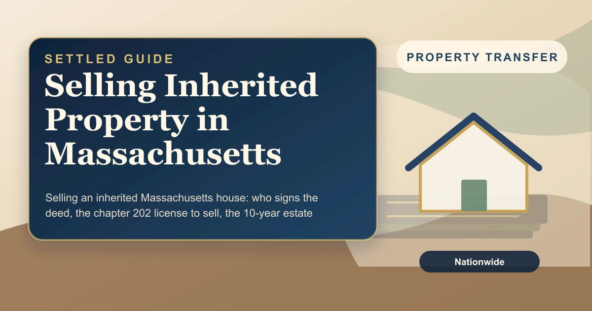 Selling Inherited Property in Massachusetts