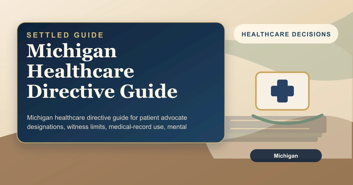 Michigan Healthcare Directive Guide