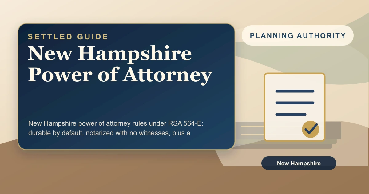 New Hampshire Power of Attorney