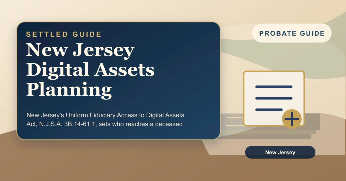 New Jersey Digital Assets Planning