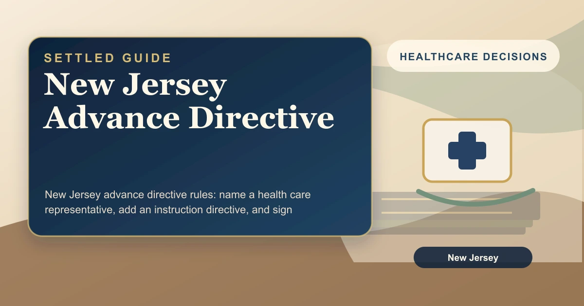 New Jersey Advance Directive
