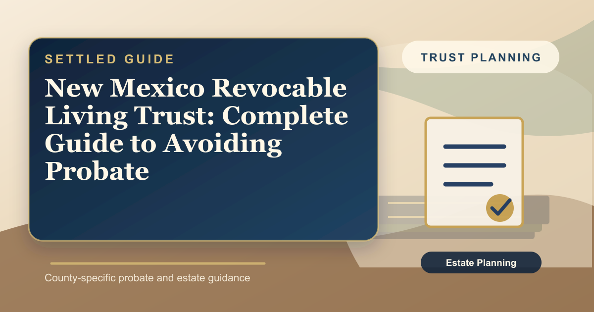 New Mexico Revocable Living Trust: Complete Guide to Avoiding Probate