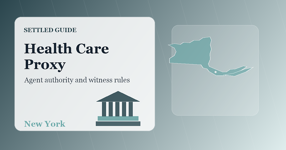 New York Health Care Proxy