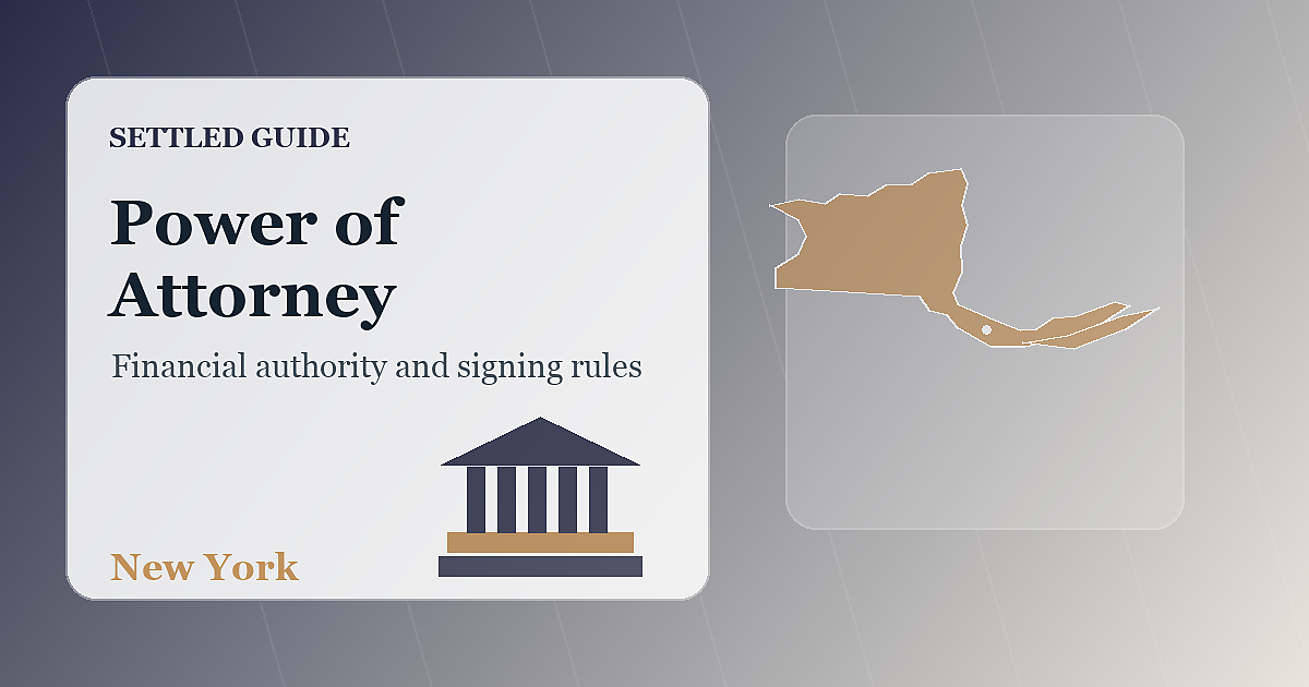 New York Power of Attorney