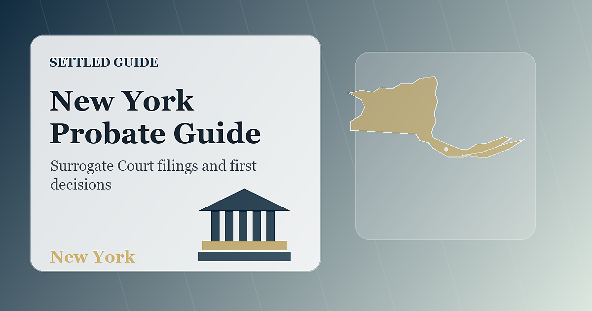 New York Probate Guide