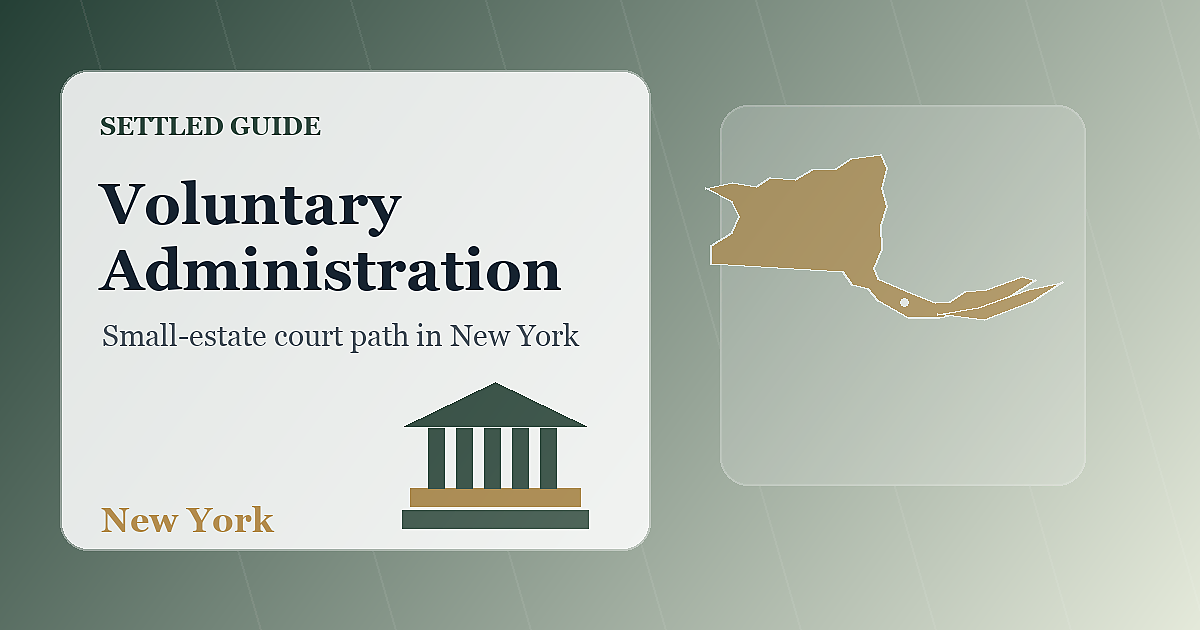 New York Voluntary Administration Guide
