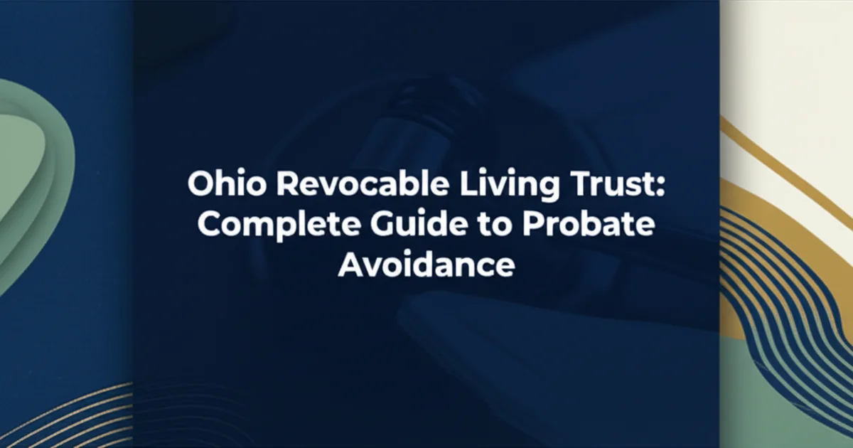 Ohio Revocable Living Trust: Complete Guide to Probate Avoidance