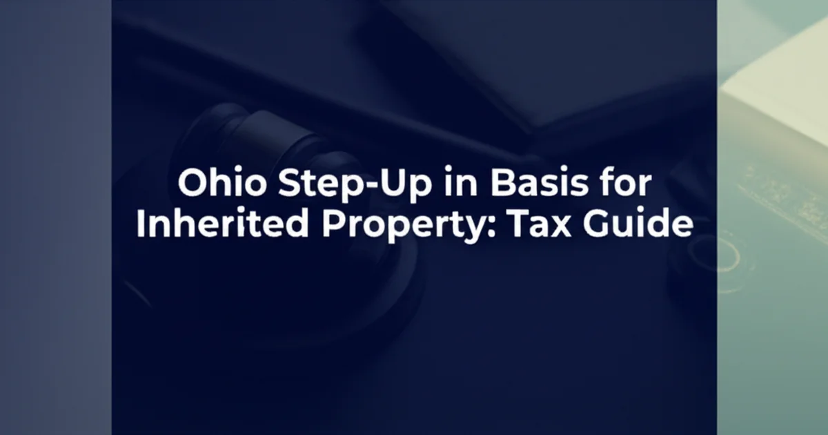 Ohio Step-Up in Basis for Inherited Property: Tax Guide