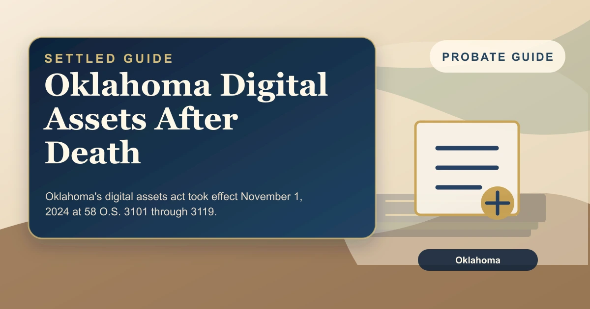 Oklahoma Digital Assets After Death