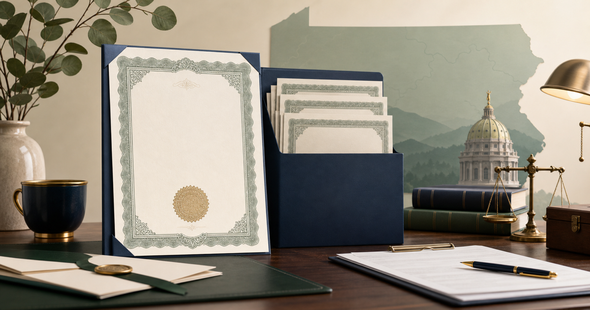 Pennsylvania Short Certificate Guide