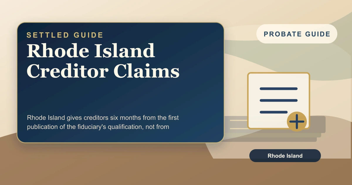 Rhode Island Creditor Claims