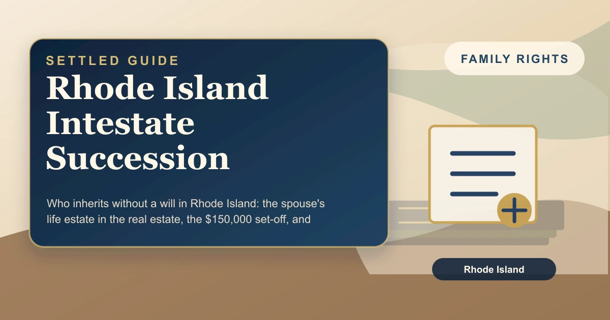 Rhode Island Intestate Succession