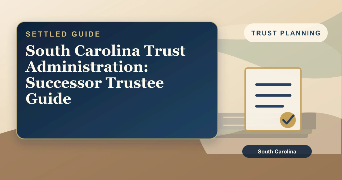 South Carolina Trust Administration: Successor Trustee Guide