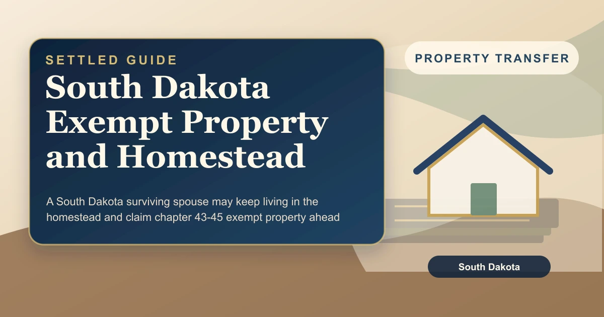 South Dakota Exempt Property and Homestead