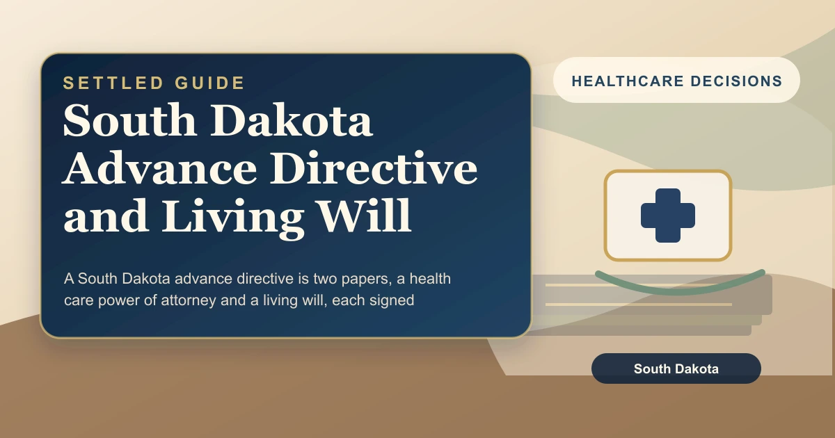 South Dakota Advance Directive and Living Will