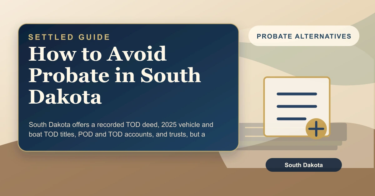 How to Avoid Probate in South Dakota