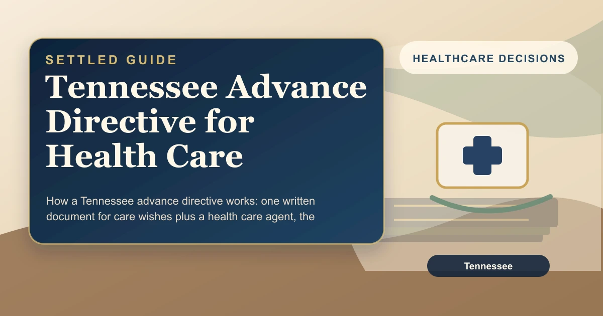 Tennessee Advance Directive for Health Care