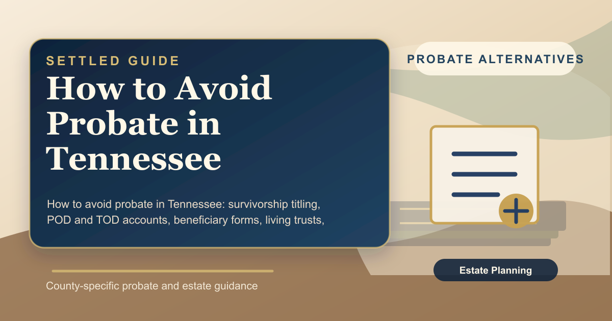 How to Avoid Probate in Tennessee