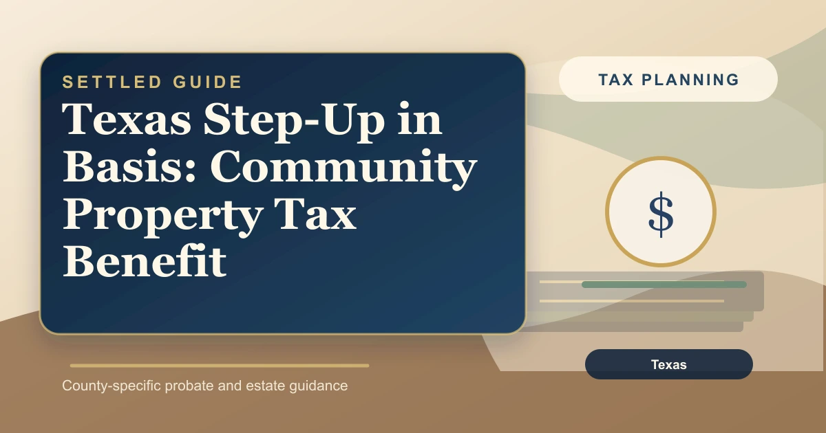 Texas Step-Up in Basis: Community Property Tax Benefit