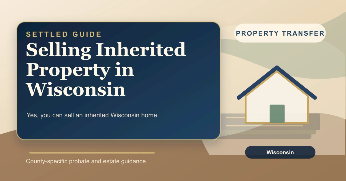 Selling Inherited Property in Wisconsin
