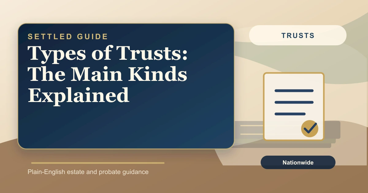 Settled Estate cover: the main types of trusts explained